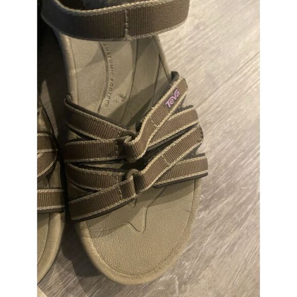 Teva Tirra womens 8 Purple Black 4266 Sport Sandals Comfort Adjustable - Picture 5 of 11